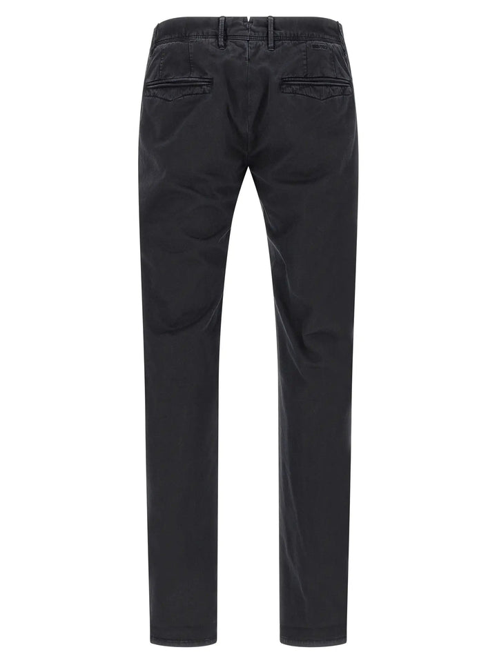 Incotex Blue Cotton Casual Pants