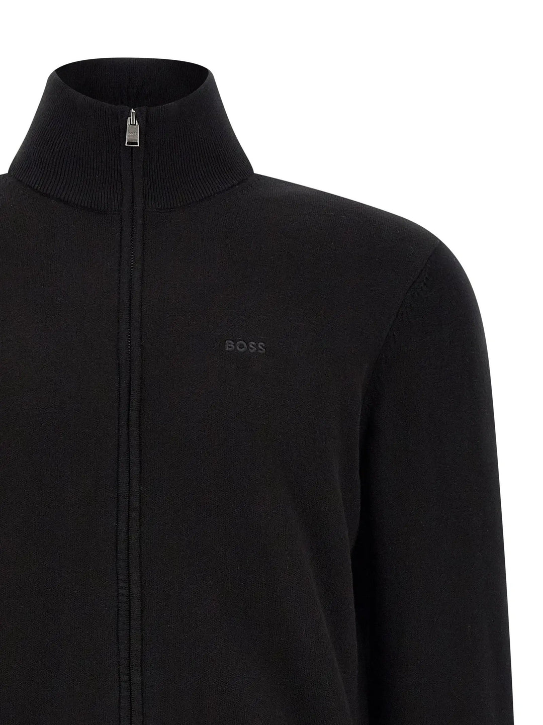 Hugo Boss Black Cotton Cardigan