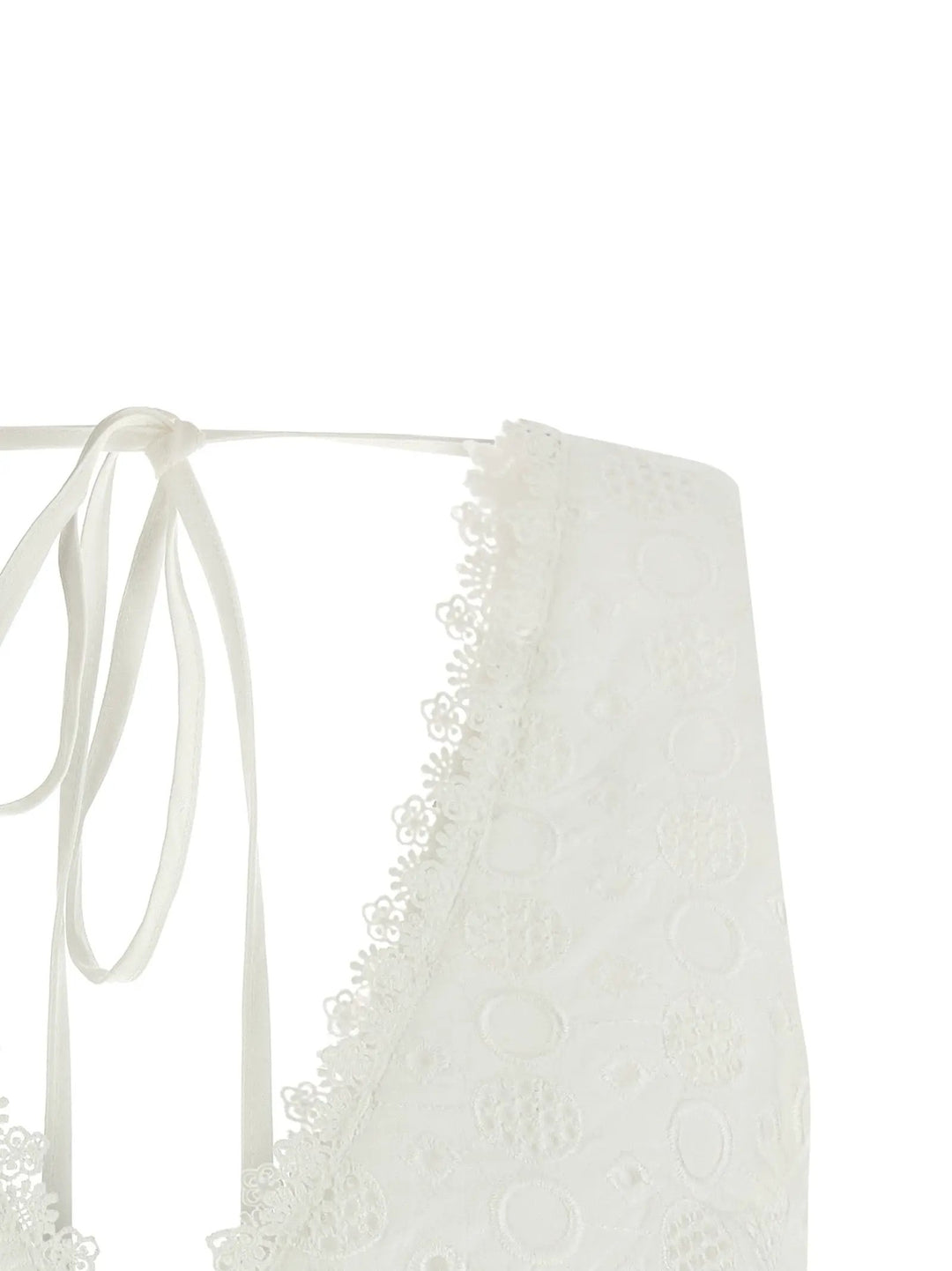 PINKO White Cotton Sleeveles T-Shirt