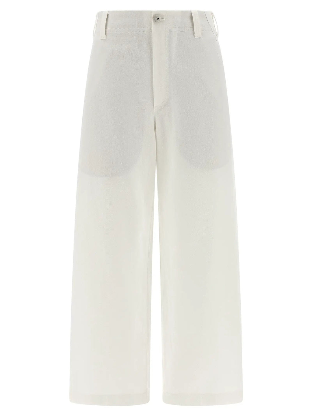 Brunello Cucinelli White Cotton Chino Pants
