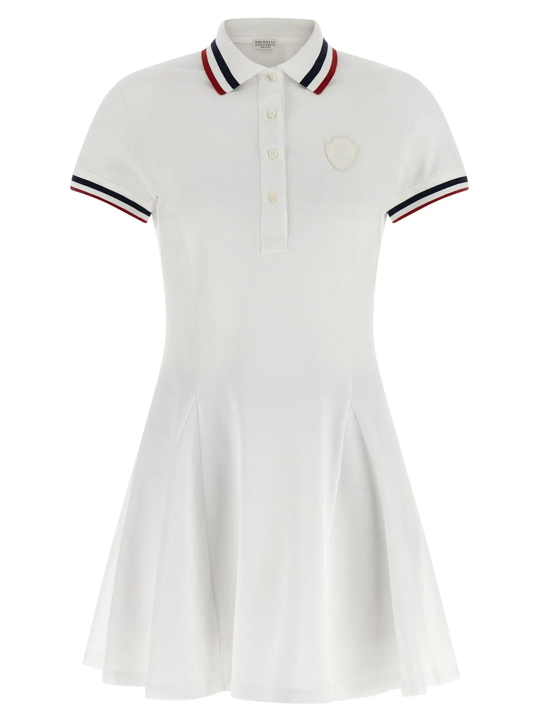 Brunello Cucinelli Sample Sale | Brunello Cucinelli White Cotton Short Dress - | Designer outlet