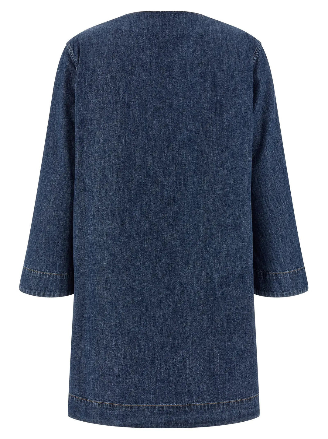 Valentino Garavani Blue Cotton Short Dress