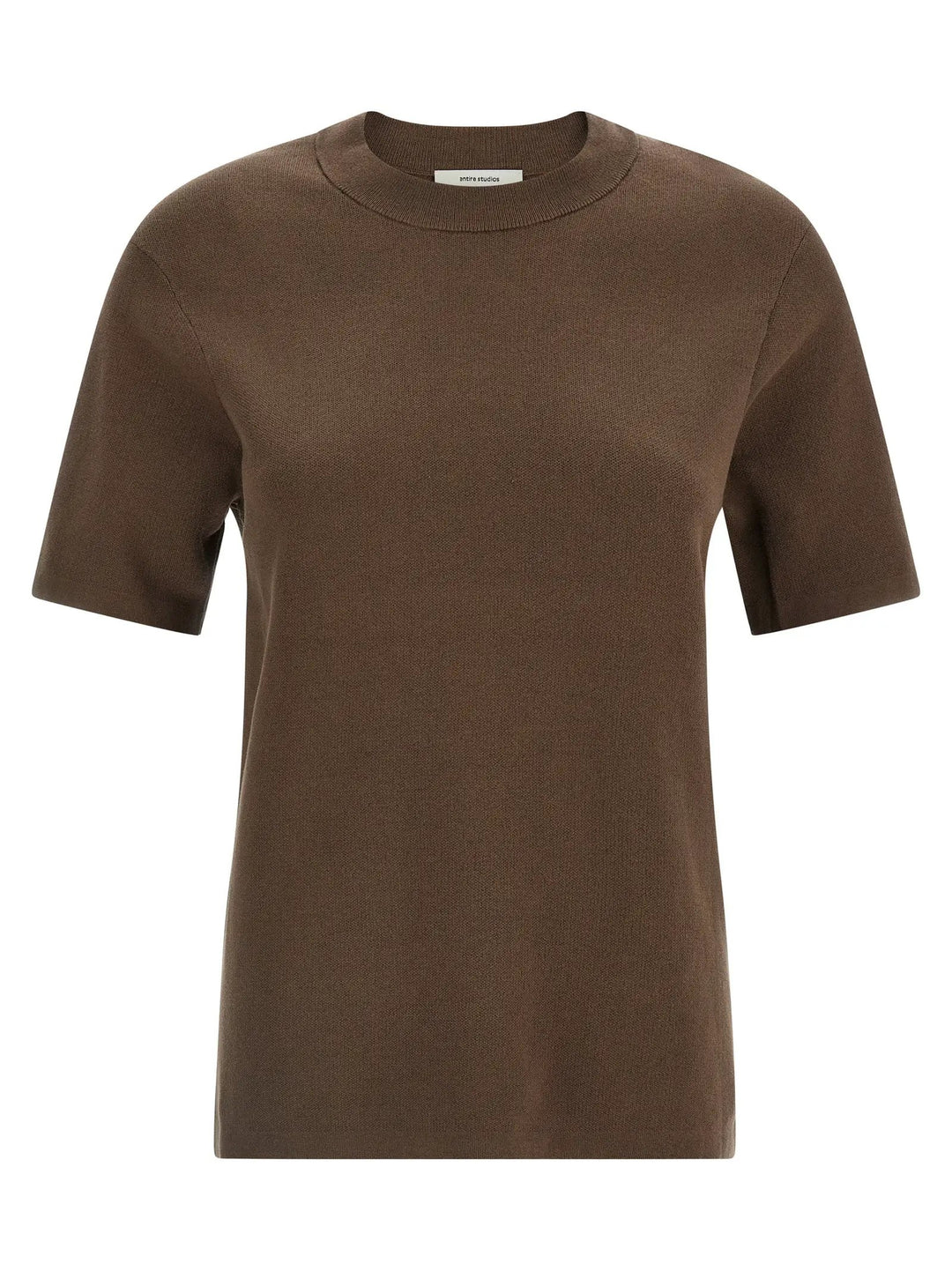 Entire Studios Brown Cotton T-Shirt
