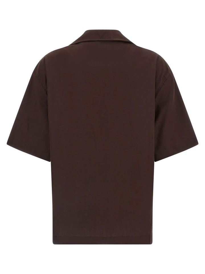 Entire Studios Brown Cotton Blouse