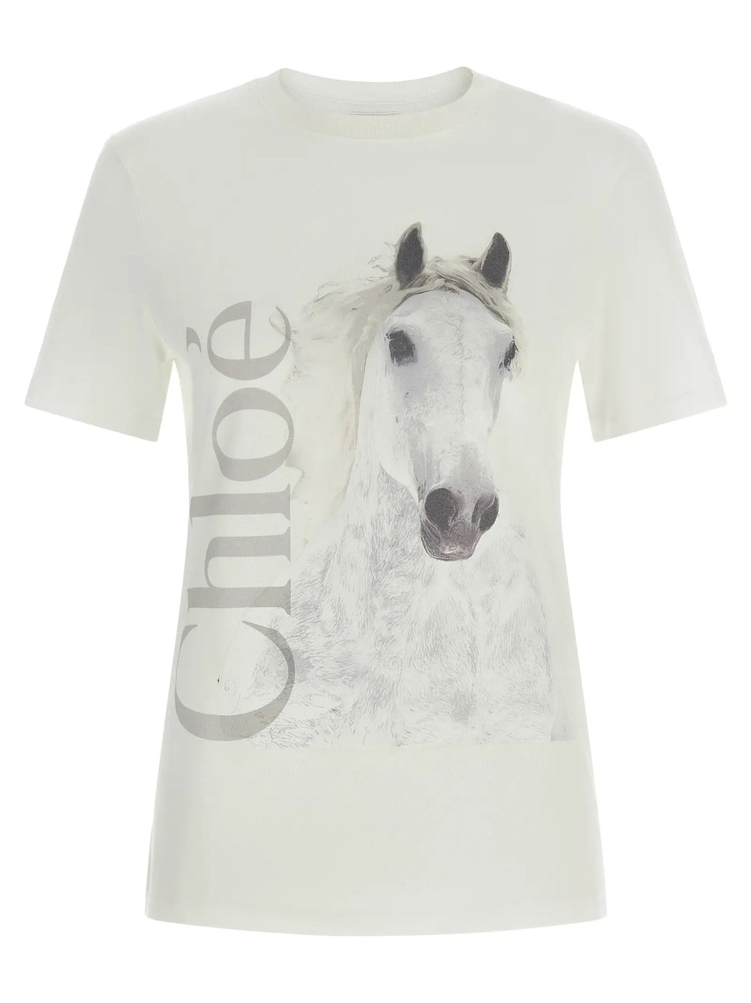 Chloé White Cotton T-Shirt