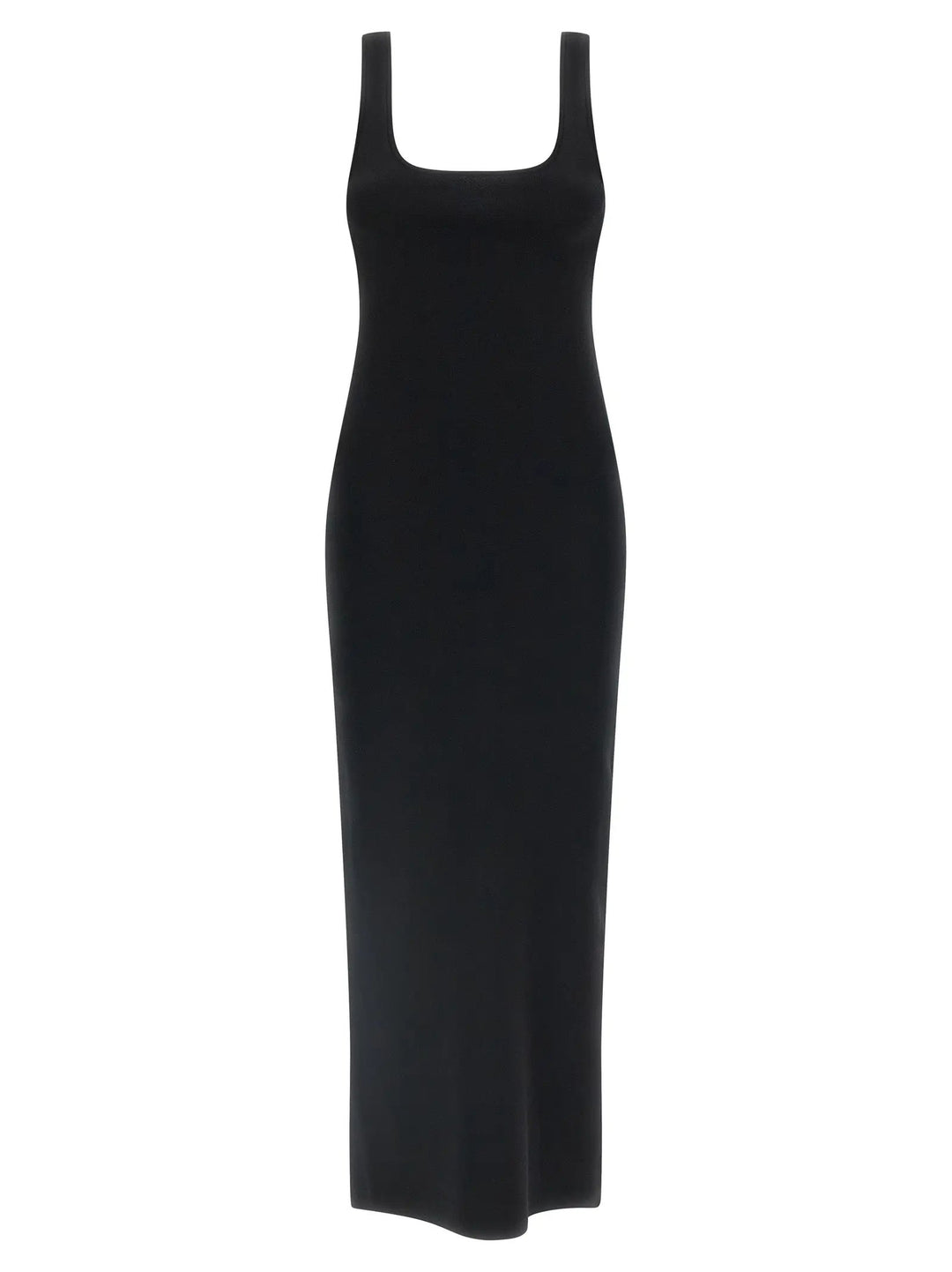 Entire Studios Black Viscose Midi Dress