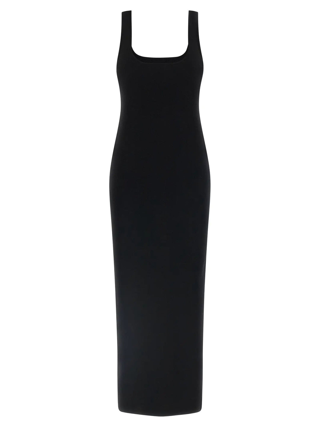Entire Studios Black Viscose Midi Dress