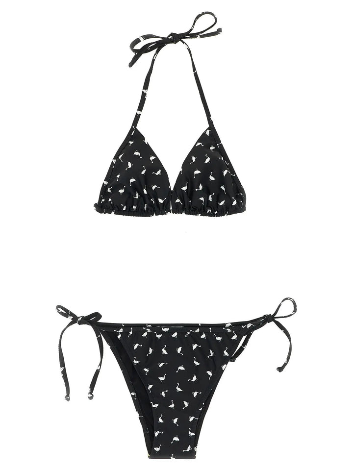 Moschino Bicolor Polyester Bikini