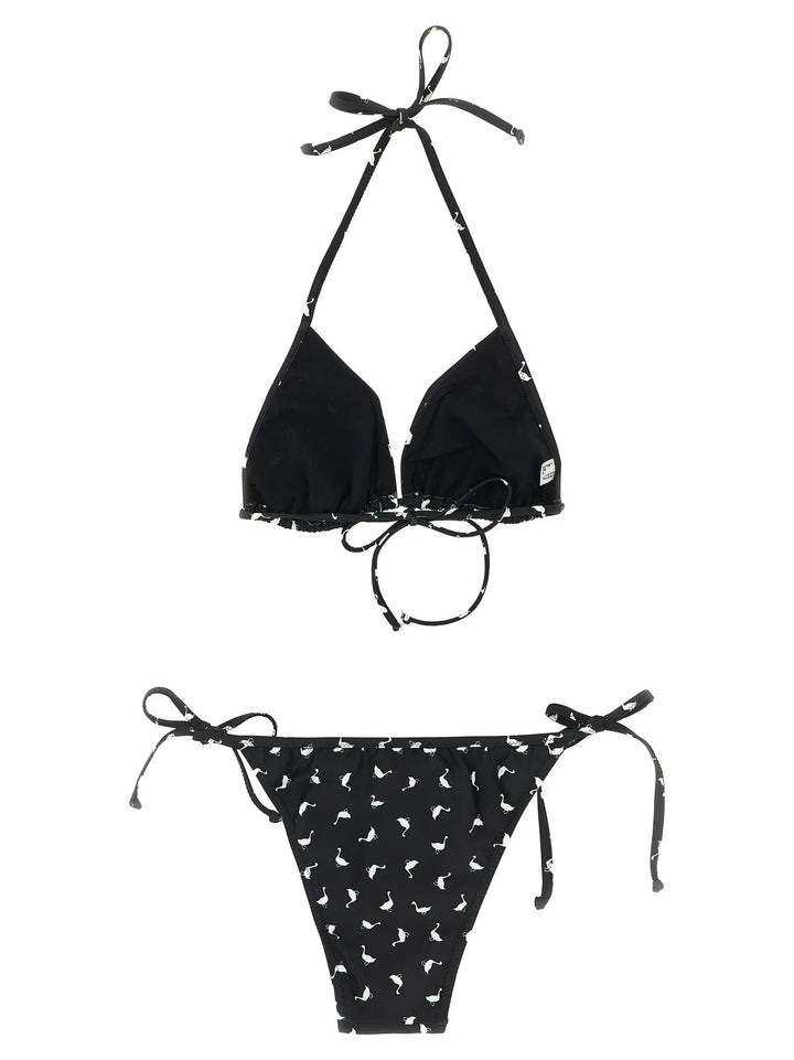 Moschino Bicolor Polyester Bikini