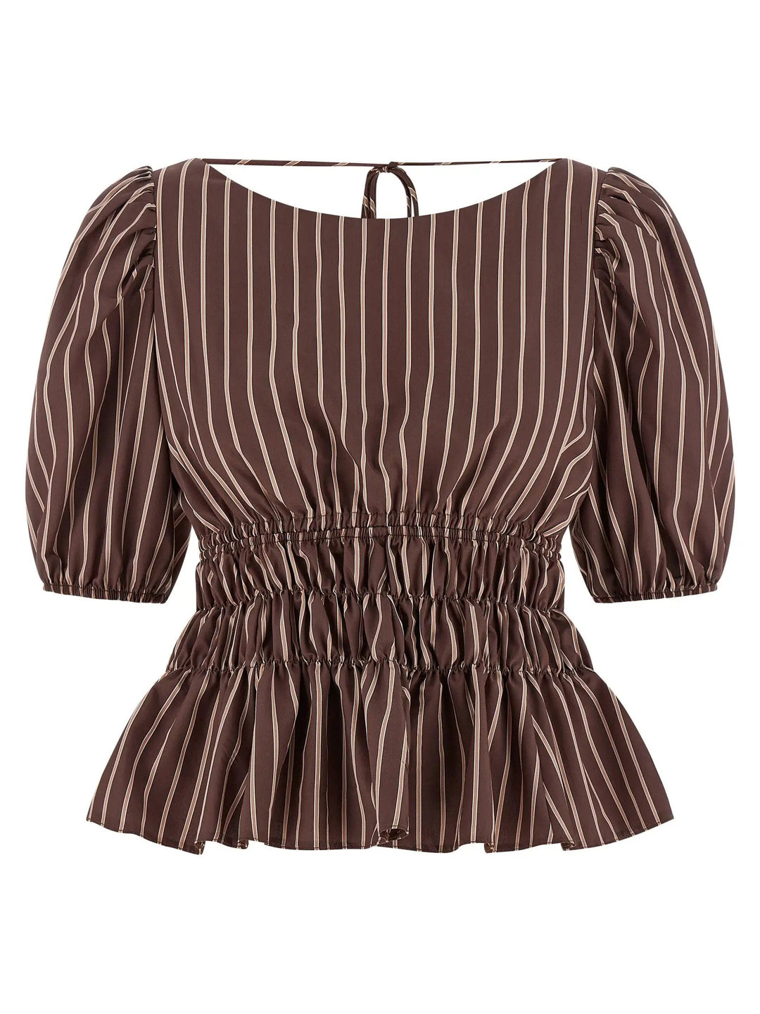 PINKO Brown Viscose Pattern Shirt