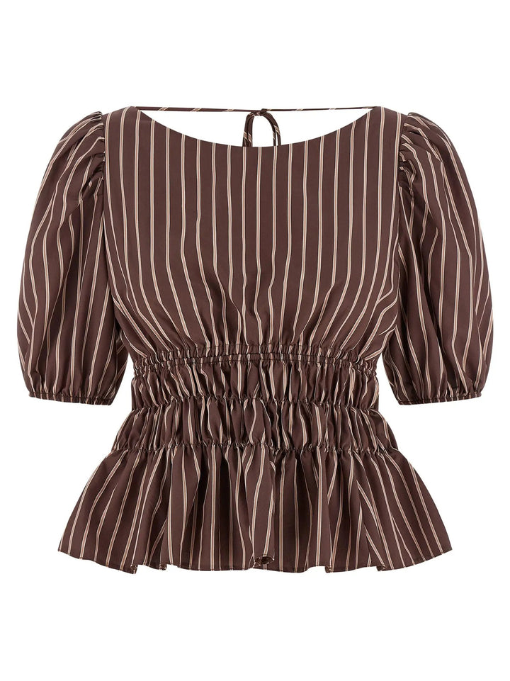 PINKO Brown Viscose Pattern Shirt