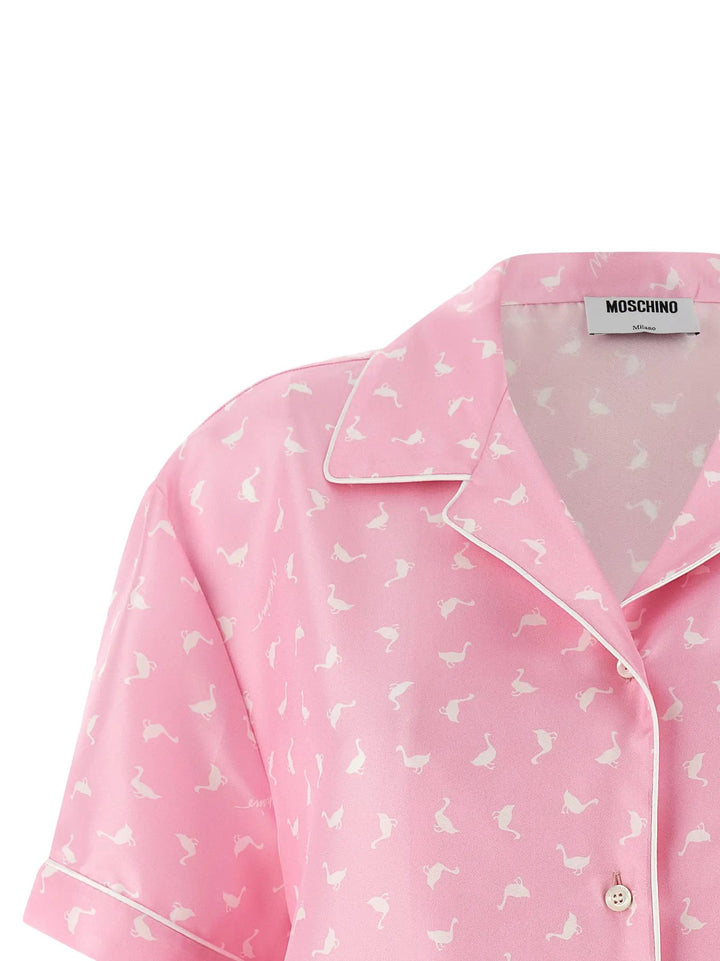 Moschino Multicolor Silk Blouse