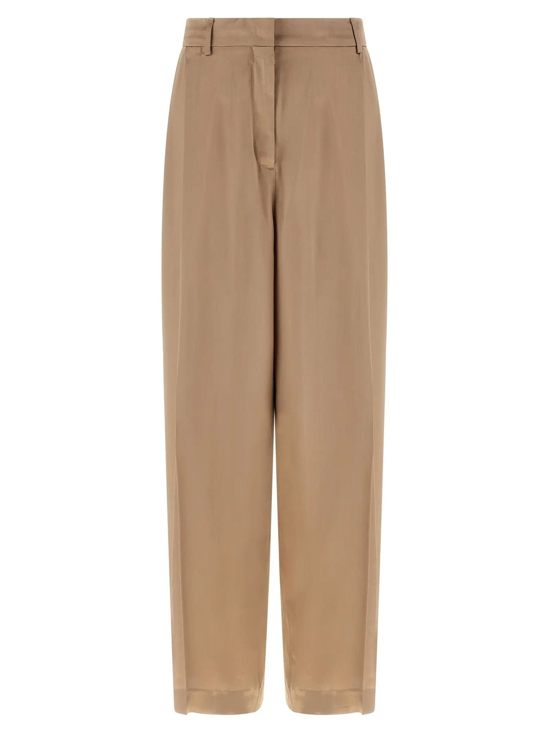 Fabiana Filippi Beige Viscose Casual Pants
