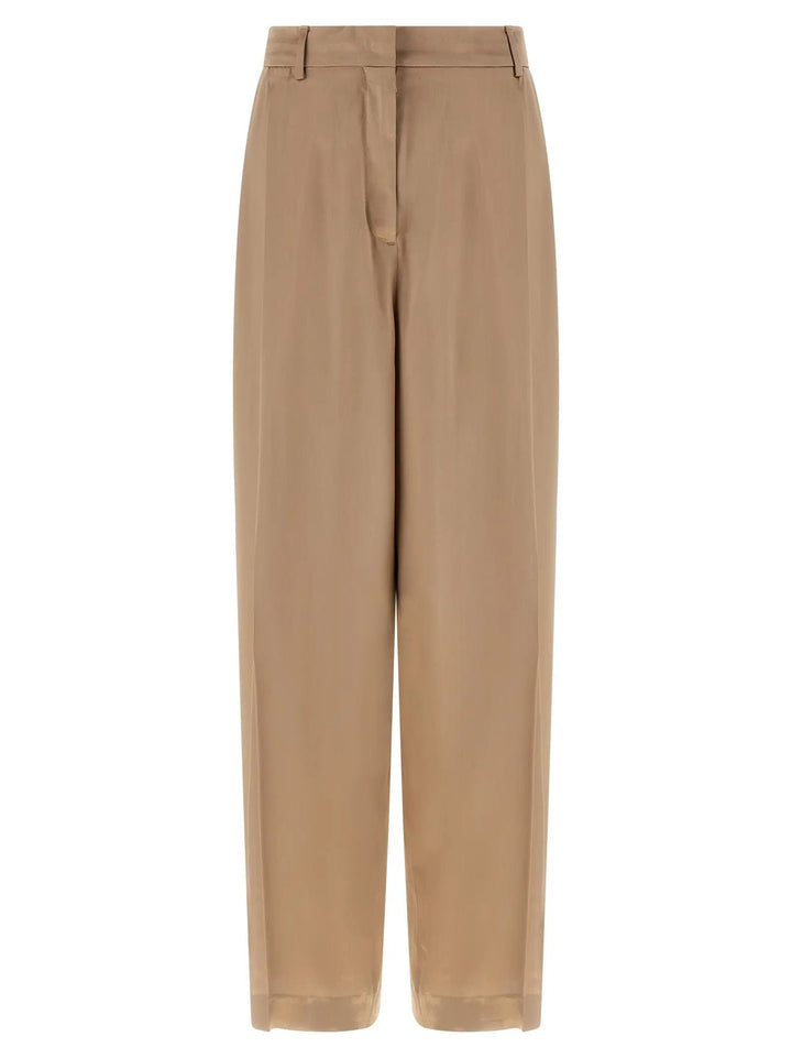 Fabiana Filippi Beige Viscose Casual Pants