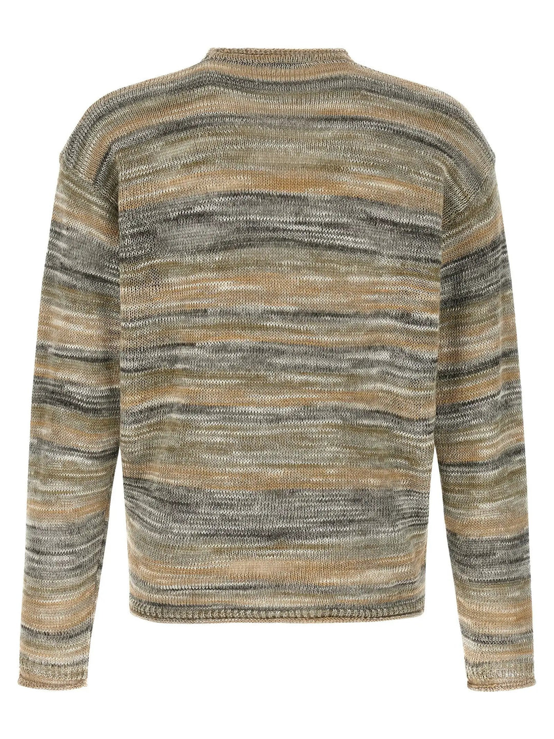 Roberto Collina Gray Linen Cardigan