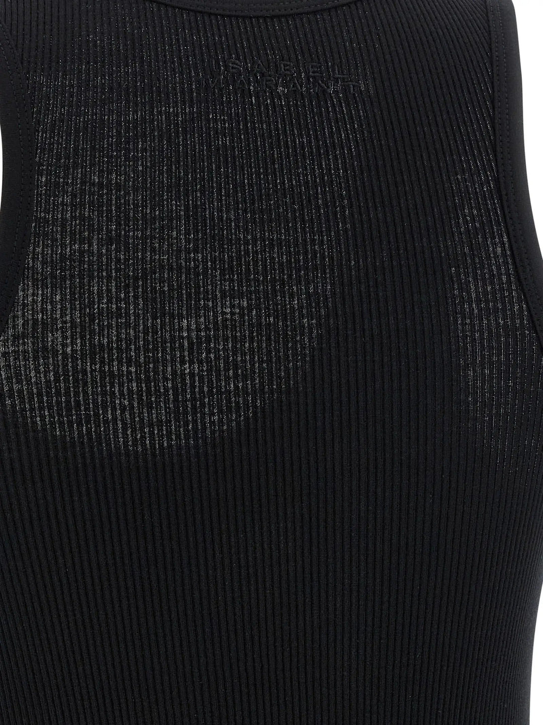 Isabel Marant Sample Sale | Isabel Marant Black Cotton Tank Tops - | Designer outlet