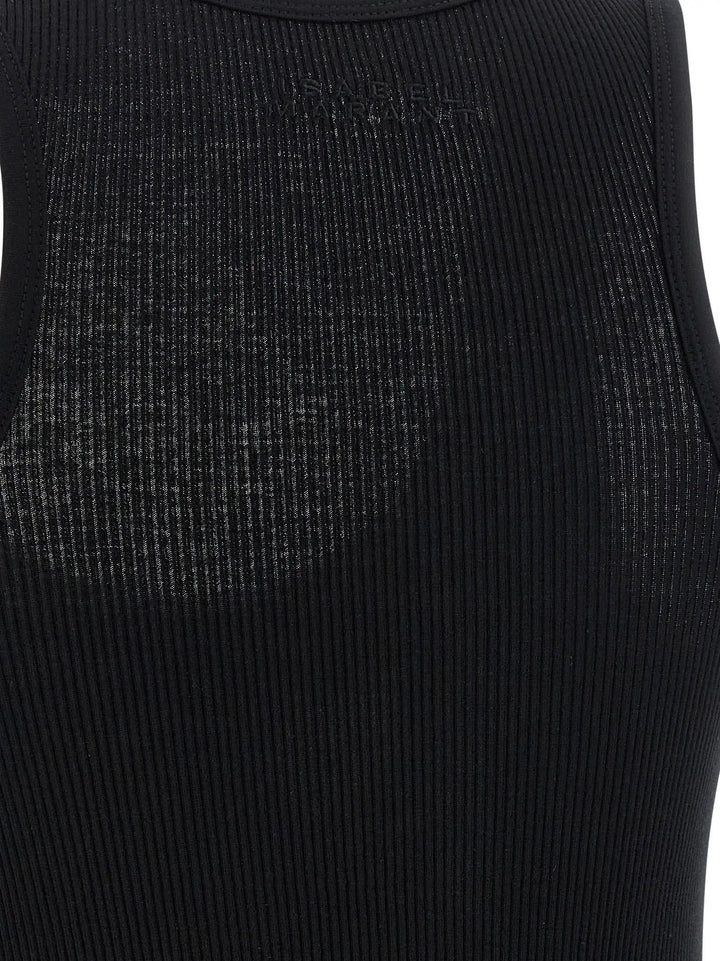 Isabel Marant Sample Sale | Isabel Marant Black Cotton Tank Tops - | Designer outlet