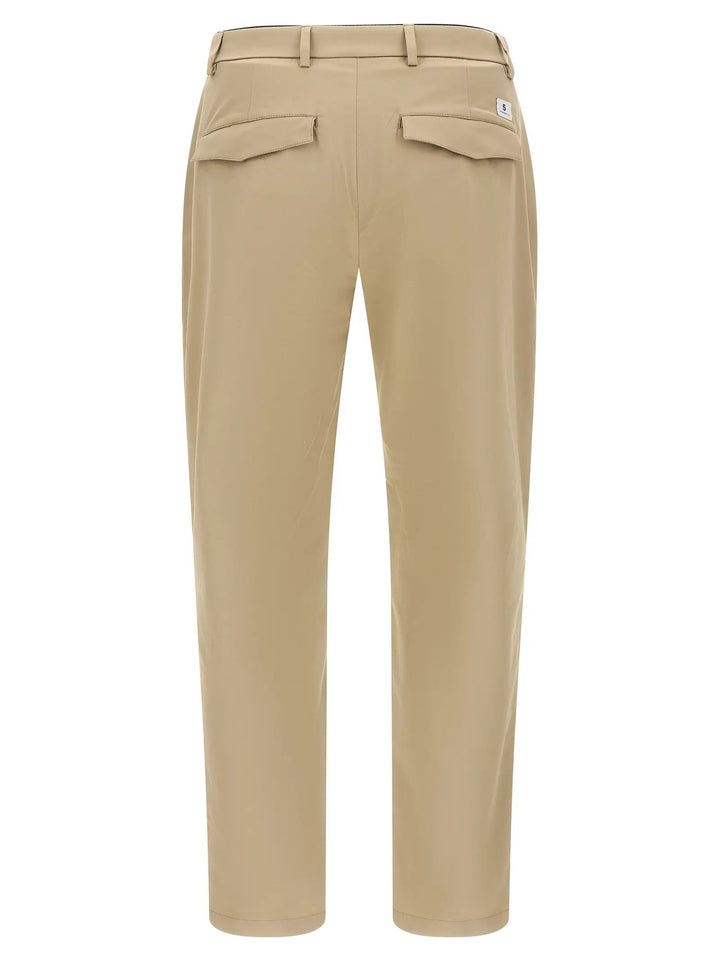 Department 5 Beige Cotton Cropped Pants