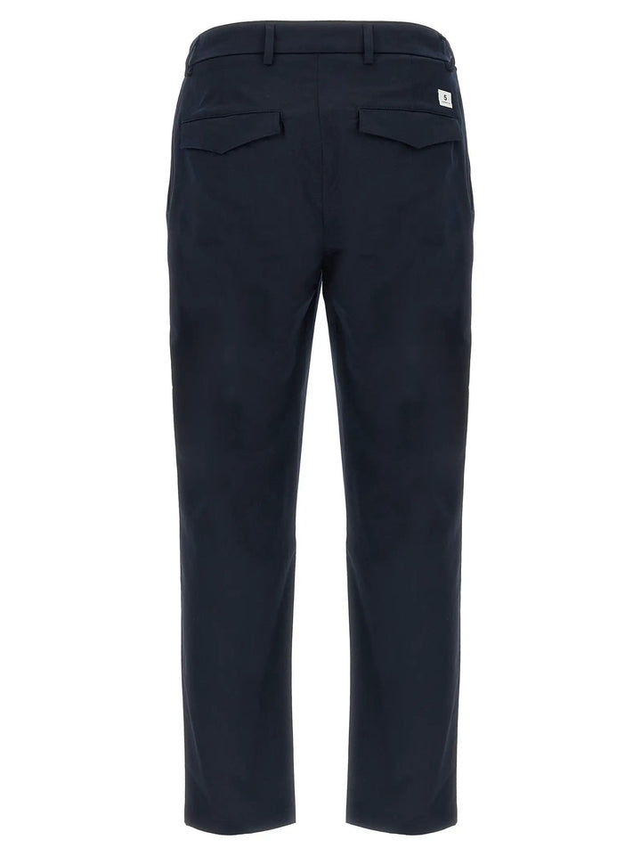 Department 5 Blue Cotton Casual Pants