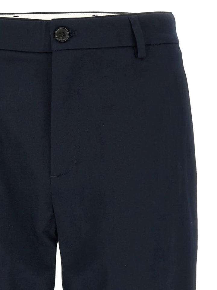 Department 5 Blue Cotton Casual Pants