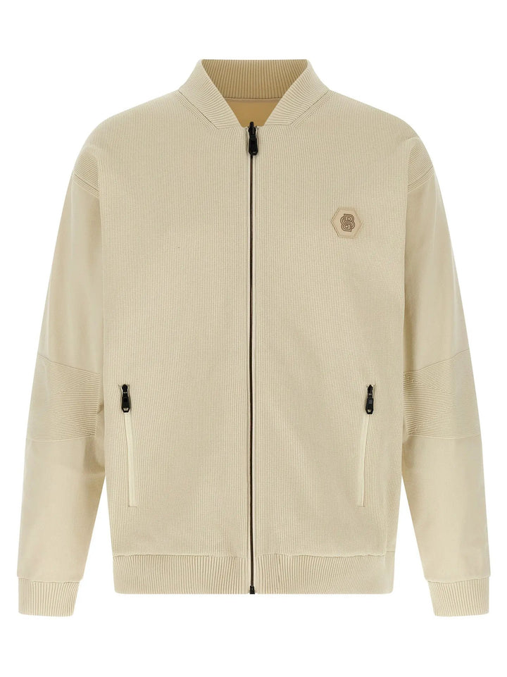 Hugo Boss Beige Polyamide Bomber