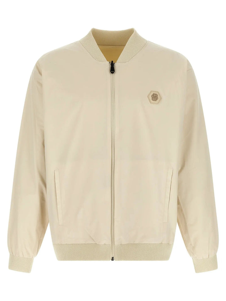 Hugo Boss Beige Polyamide Bomber