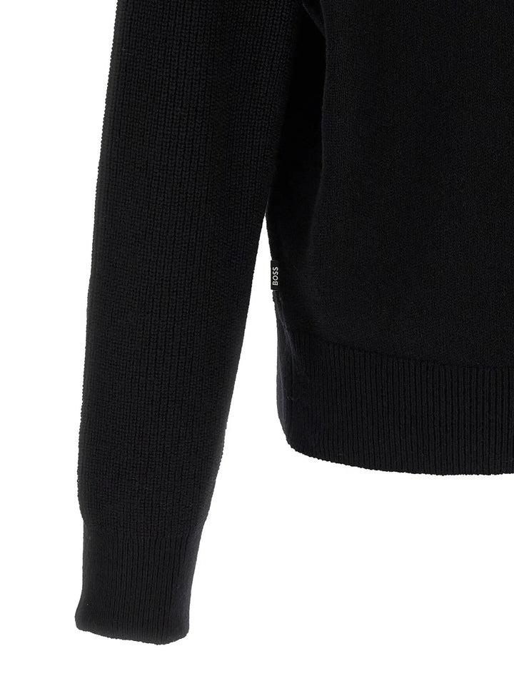 Hugo Boss Black Virgin Wool Cardigan
