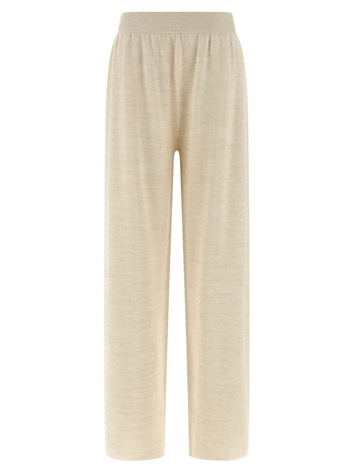 Fabiana Filippi Gold Cotton Casual Pants
