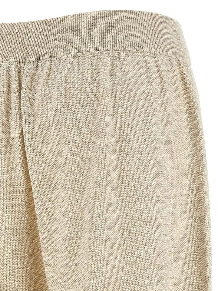 Fabiana Filippi Gold Cotton Casual Pants