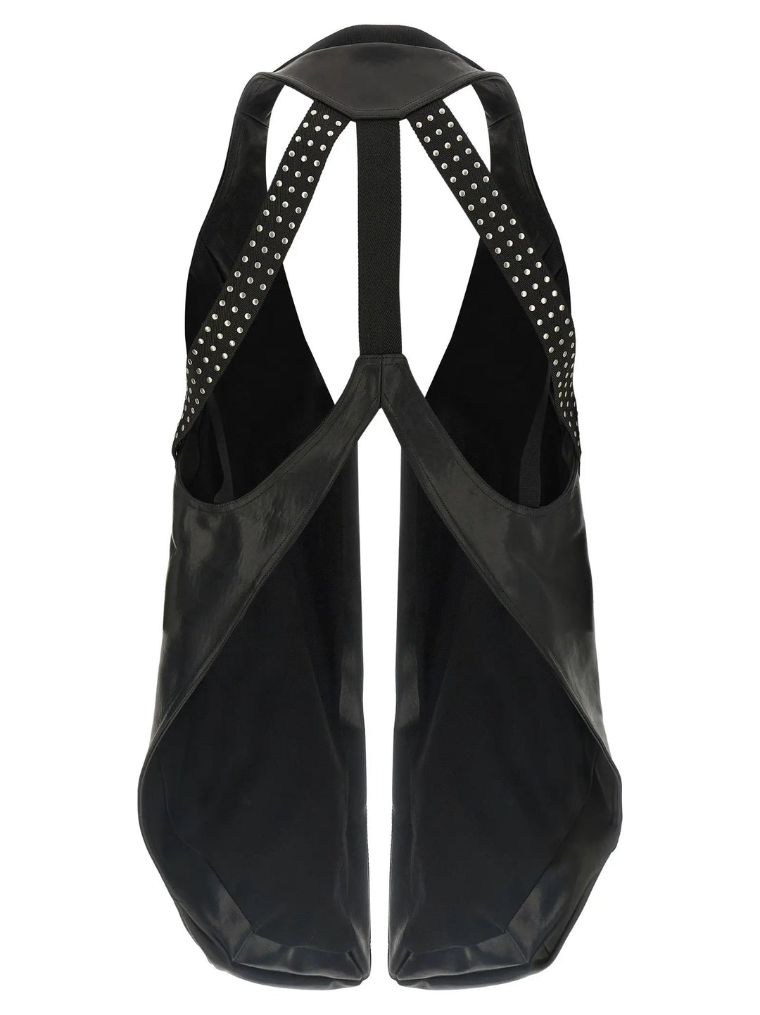 Rick Owens Black Bull Skin Sleeveless Jacket