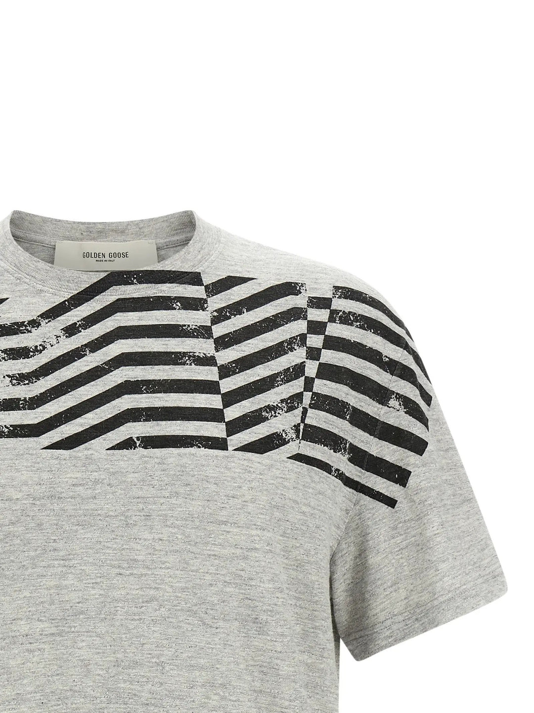 Golden Goose Gray Cotton T-Shirt