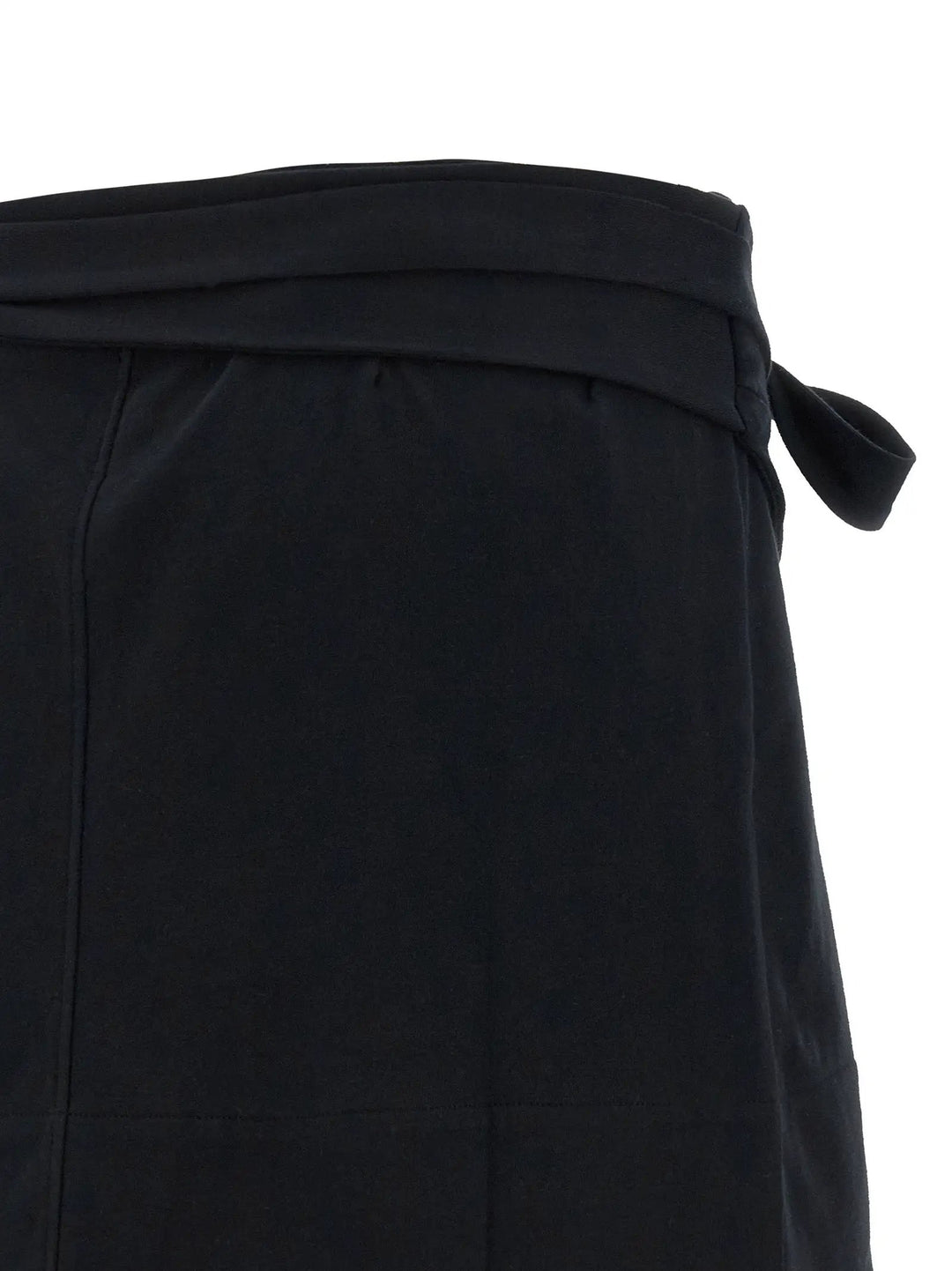 Isabel Marant Black Cotton Long Skirt