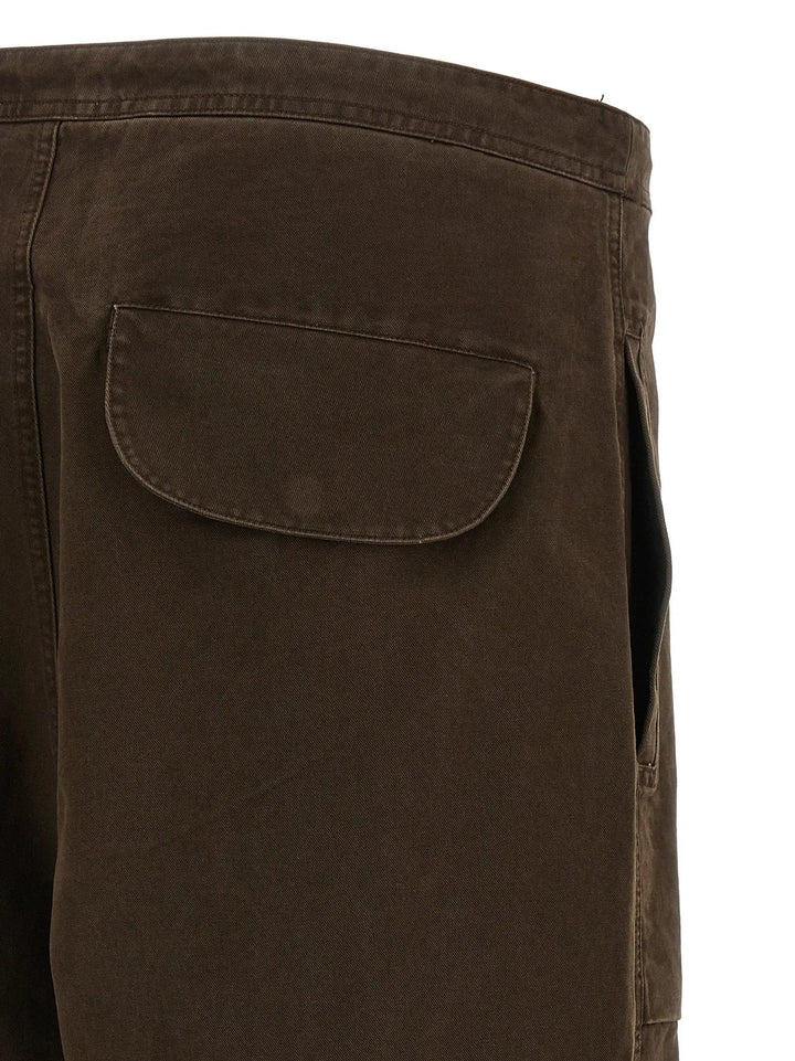 Entire Studios Brown Cotton Cargo Pants