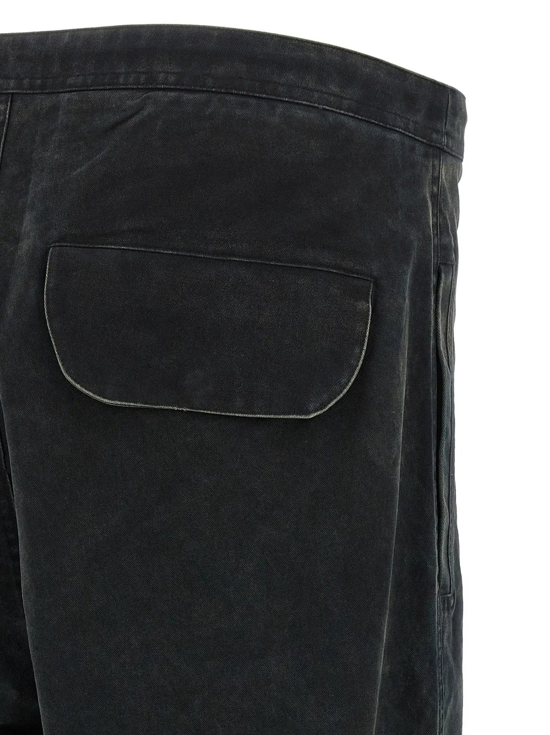 Entire Studios Black Cotton Cargo Pants
