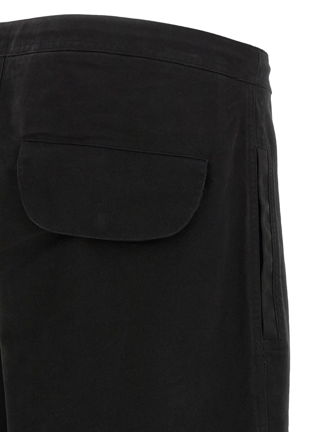 Entire Studios Black Cotton Cargo Pants