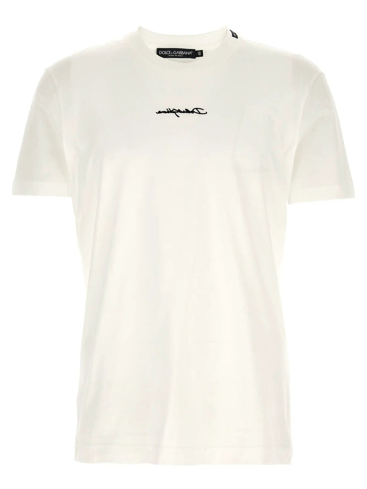 Dolce &amp; Gabbana White Cotton T-Shirt