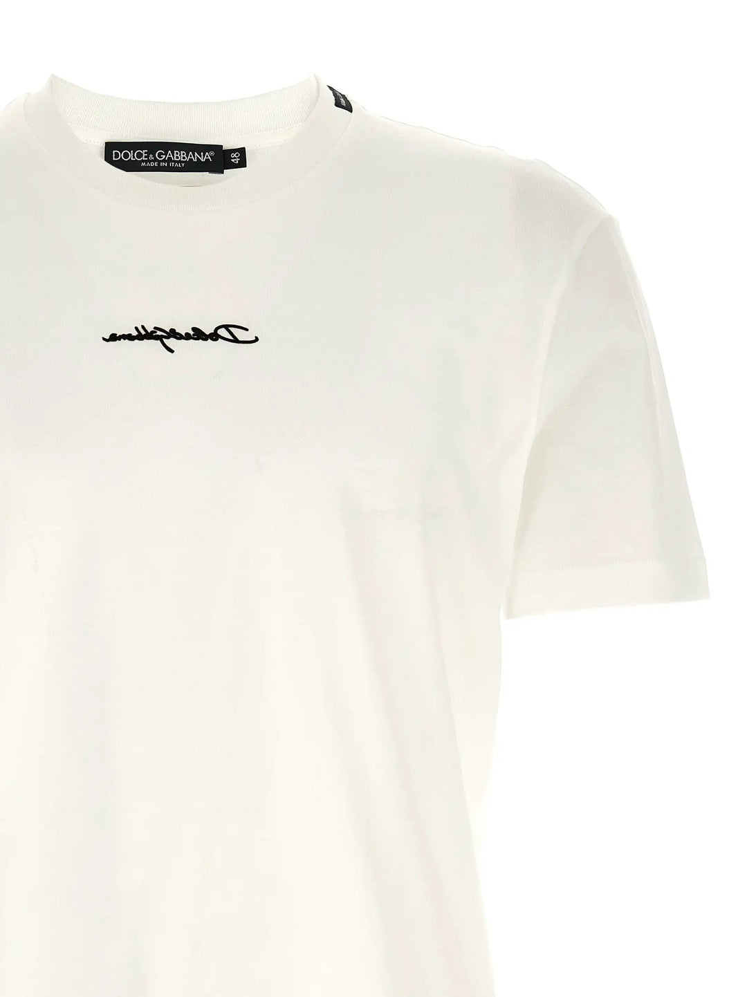 Dolce &amp; Gabbana White Cotton T-Shirt