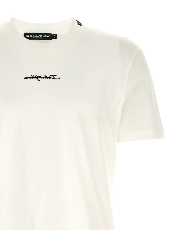 Dolce &amp; Gabbana White Cotton T-Shirt