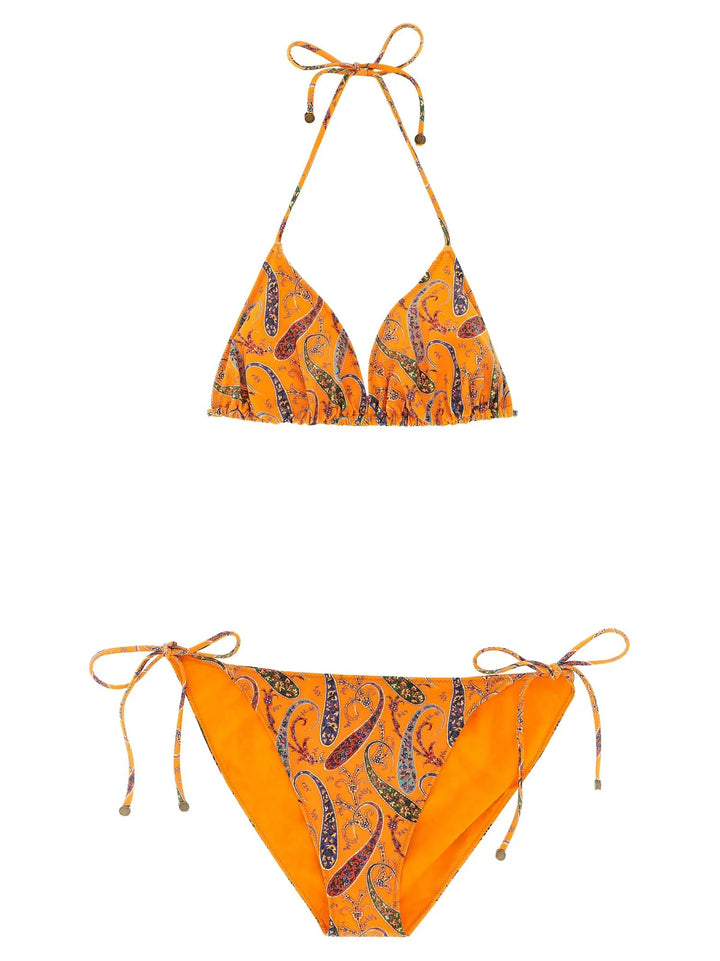Etro Sample Sale | Etro Orange Polyamide Bikini - | Designer outlet