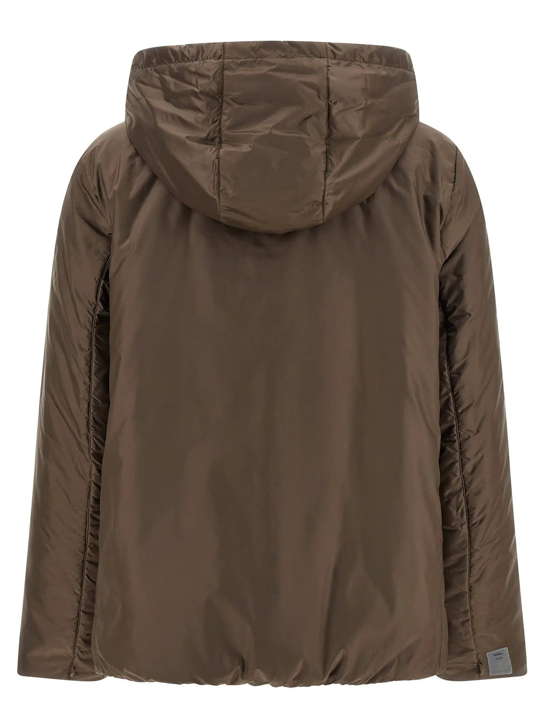 Max Mara Brown Polyester Full-Length Jacket