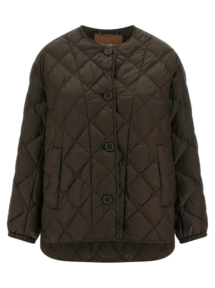 Max Mara Brown Polyamide Full-Length Jacket