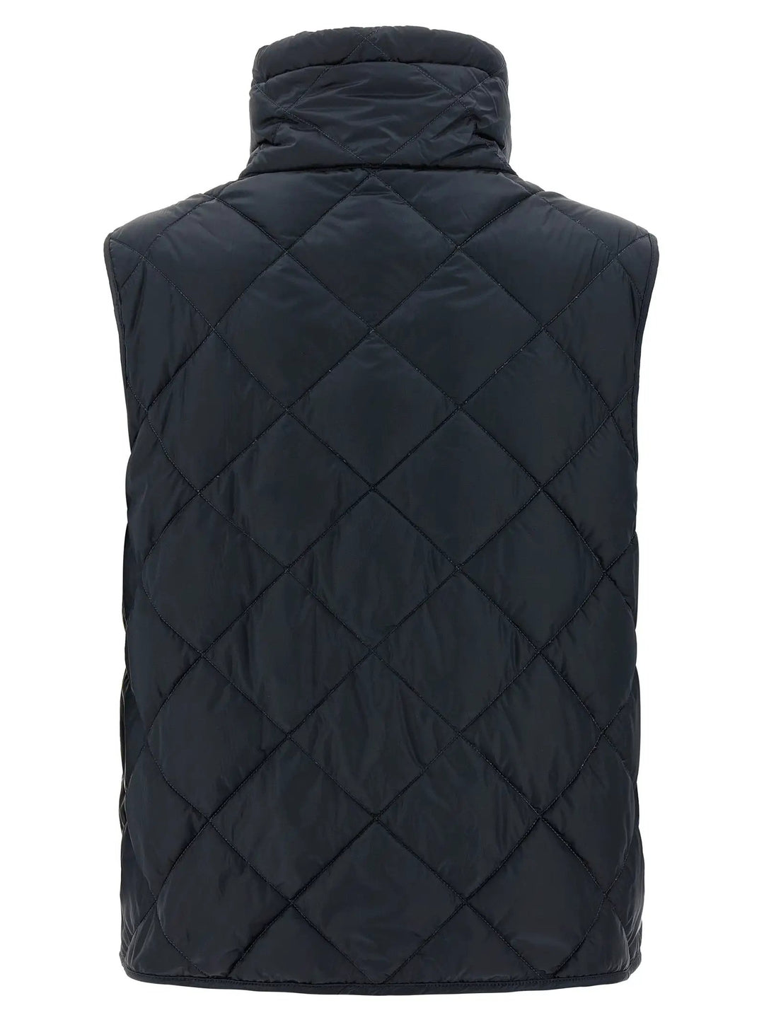 Max Mara Blue Polyamide Sleeveless Jacket