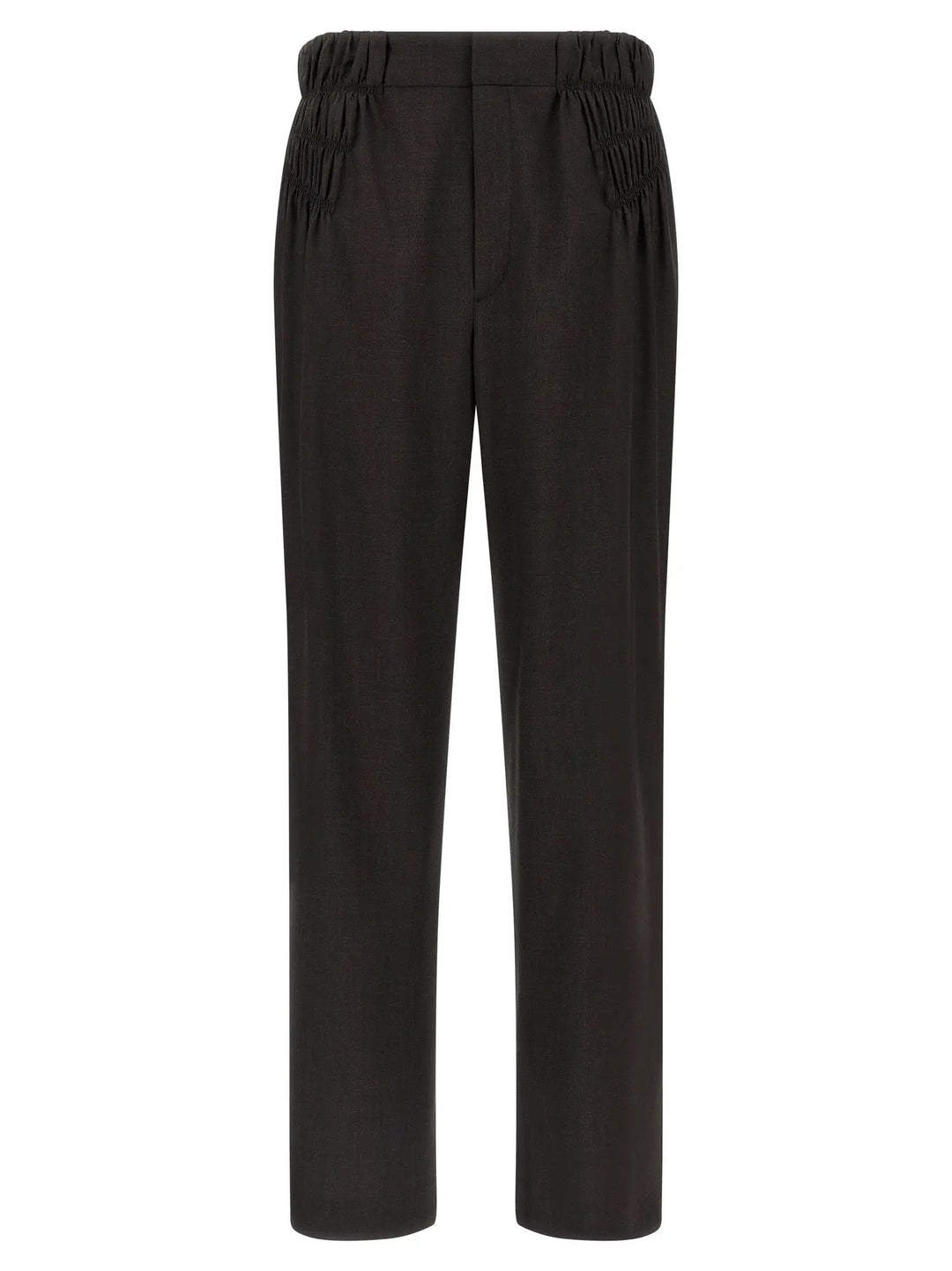 Kiko Kostadinov Brown Virgin Wool Casual Pants