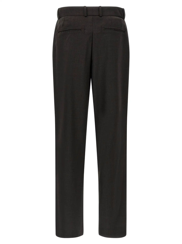 Kiko Kostadinov Brown Virgin Wool Casual Pants