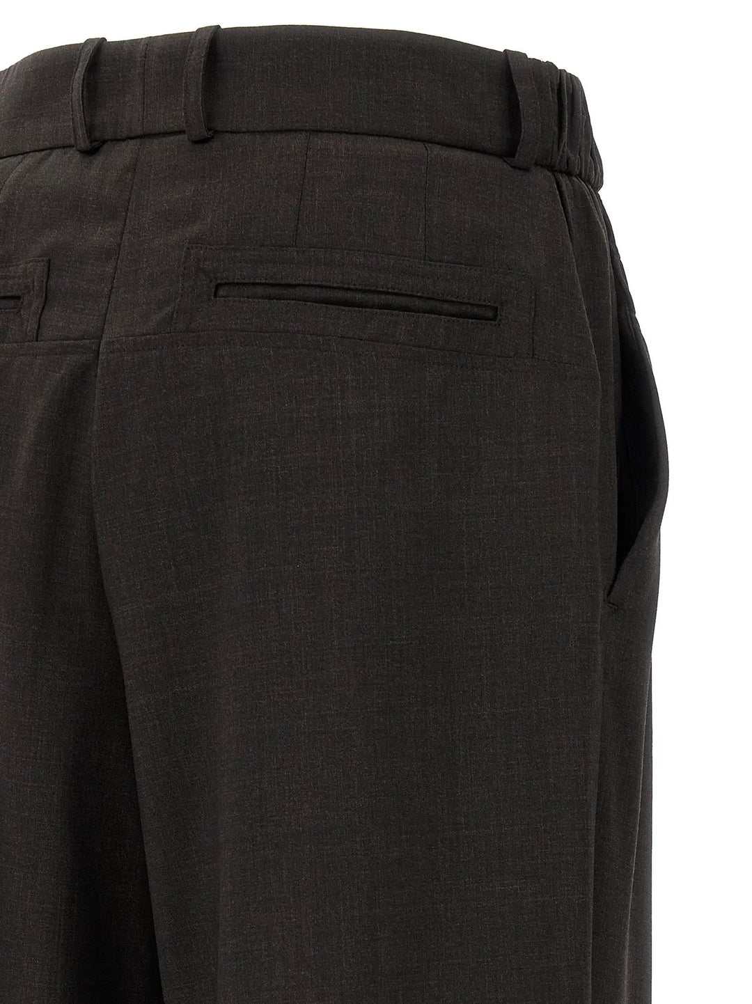 Kiko Kostadinov Brown Virgin Wool Casual Pants