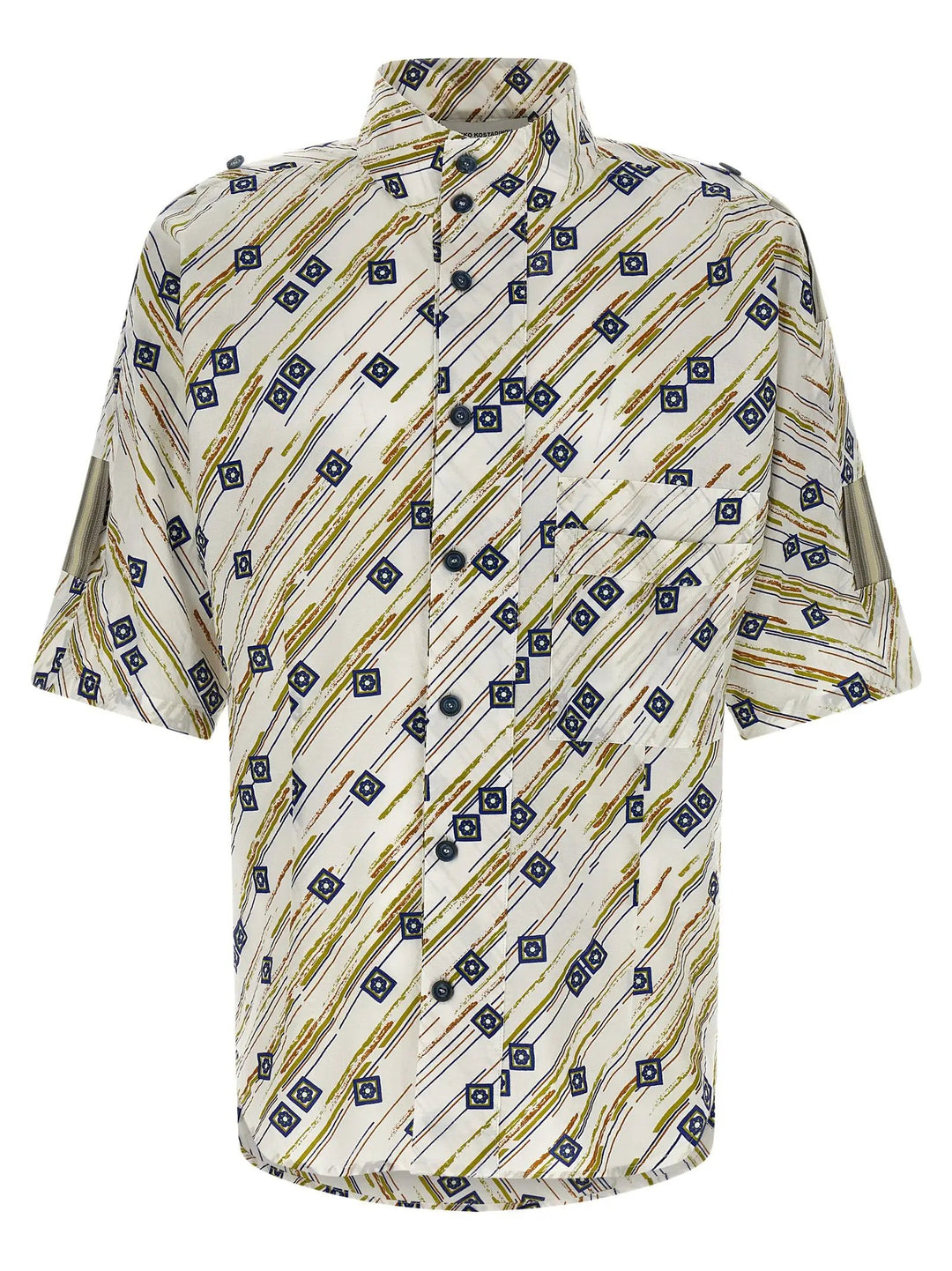 Kiko Kostadinov Multicolor Cotton Blouse