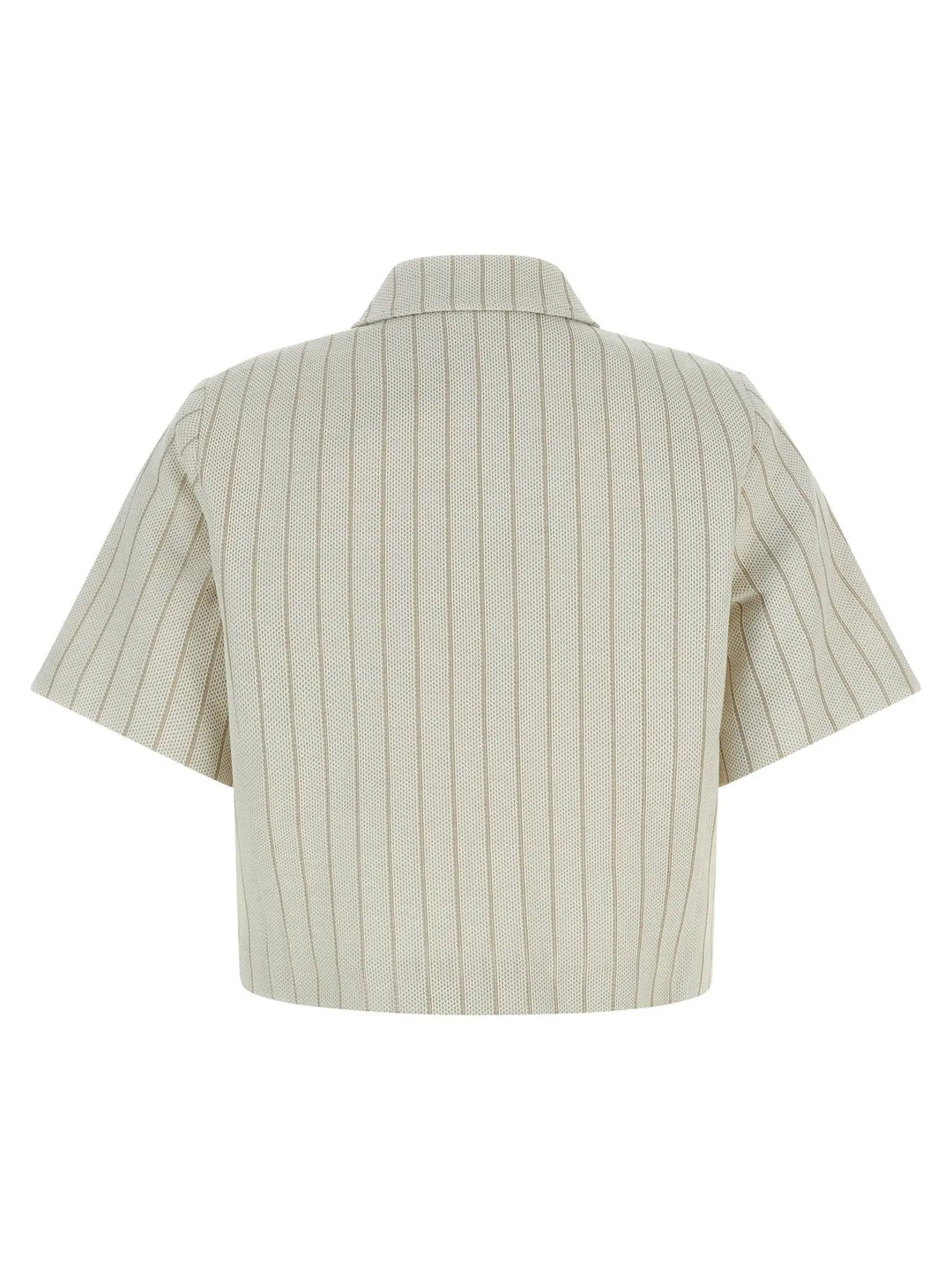 Max Mara Beige Cotton Full-Length Jacket