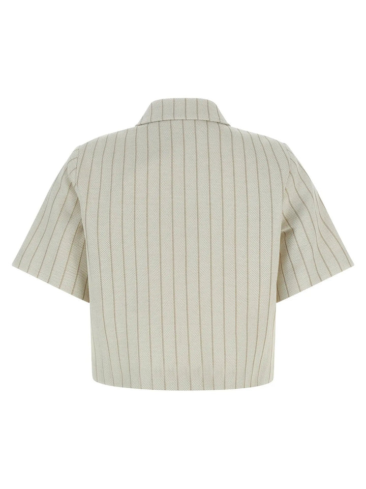 Max Mara Beige Cotton Full-Length Jacket