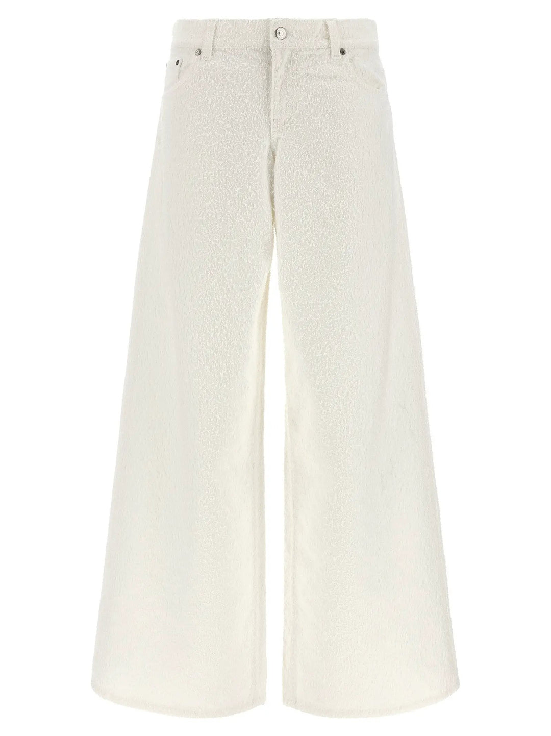 Stella McCartney White Cotton Jeans Denim