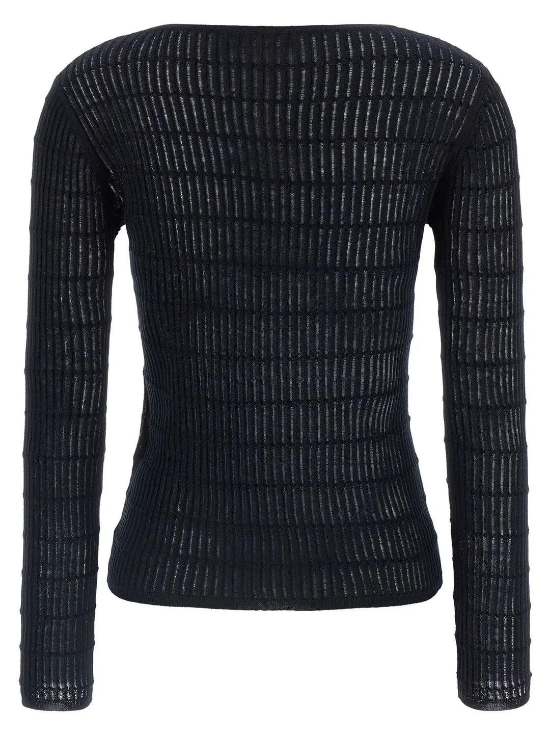Max Mara Blue Silk Cardigan